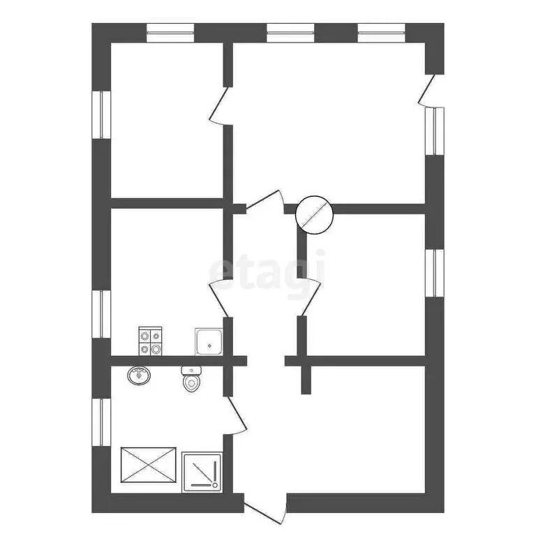 Дом в Ялуторовск, Поселковая улица (89 м) - Фото 2