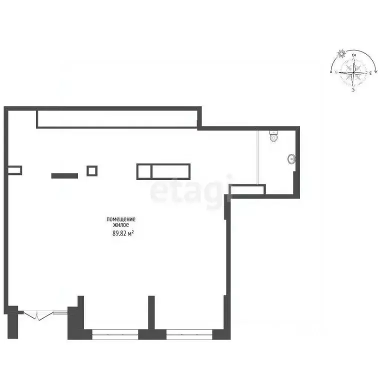 Помещение свободного назначения в Тюменская область, Тюмень ул. ... - Фото 1