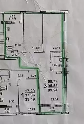 3-к кв. Татарстан, Казань Роторная ул., 27Б (99.24 м) - Фото 2