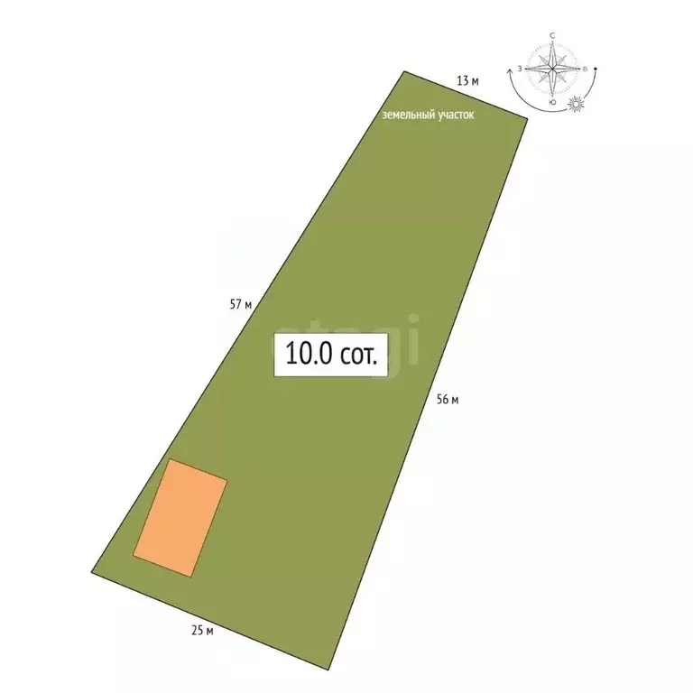 Участок в Алтай, Майминский район, с. Подгорное Центральная ул., 4 ... - Фото 1