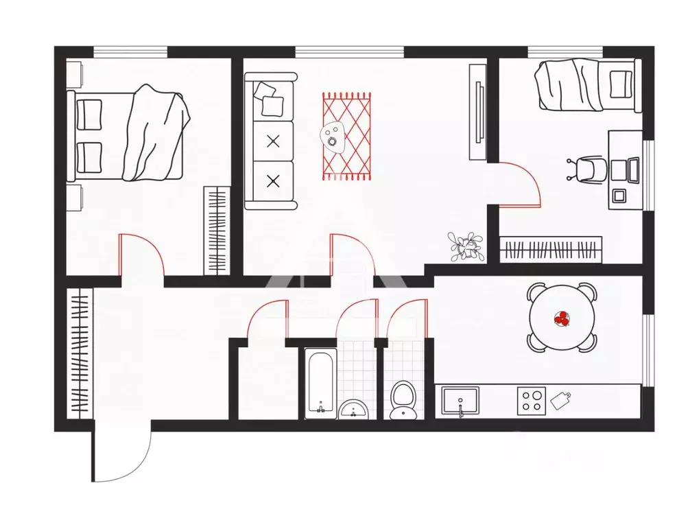 3-к кв. Челябинская область, Челябинск ул. Ковшовой, 9 (90.5 м) - Фото 1