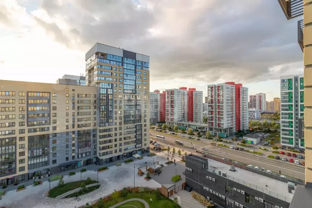 1-к. квартира, 33,6 м, 11/13 эт. - Фото 1