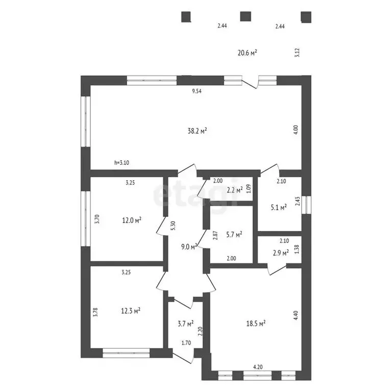 Дом в Ольгинское сельское поселение, хутор Махин, Маяковский переулок ... - Фото 2