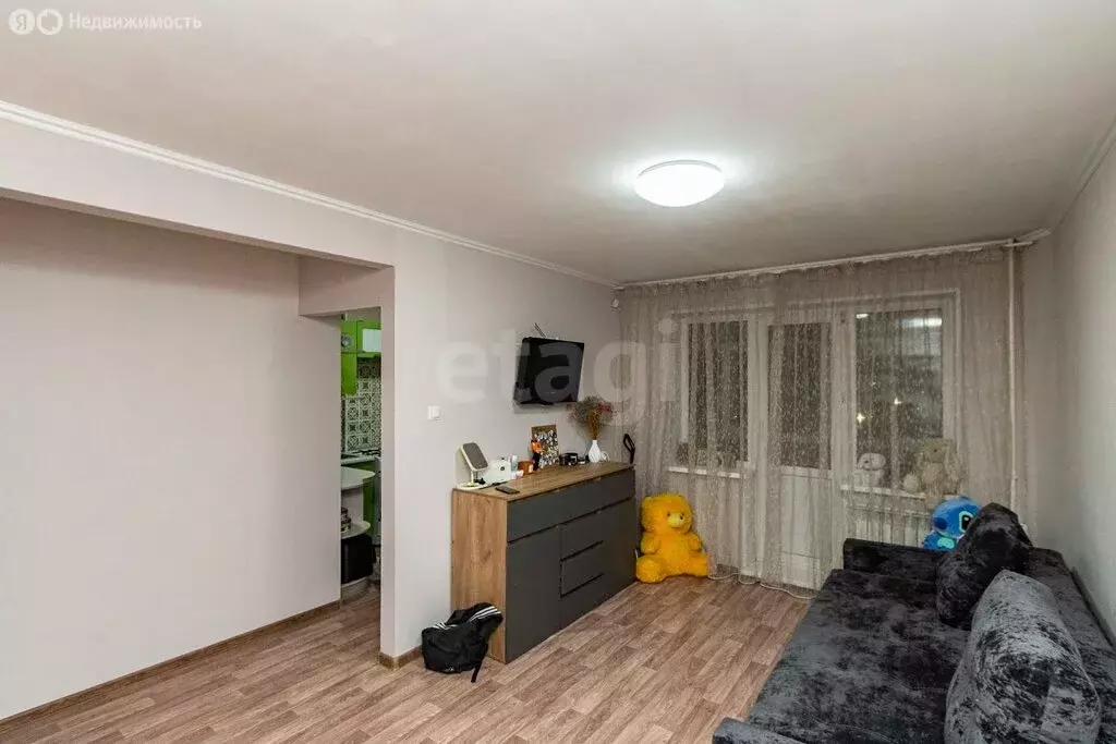 1-комнатная квартира: Тюмень, улица Пермякова, 20 (30.6 м) - Фото 1