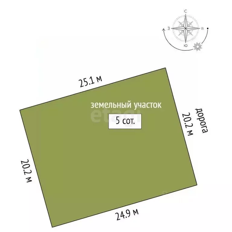 Участок в Свердловская область, Белоярский муниципальный округ, Малина ... - Фото 2