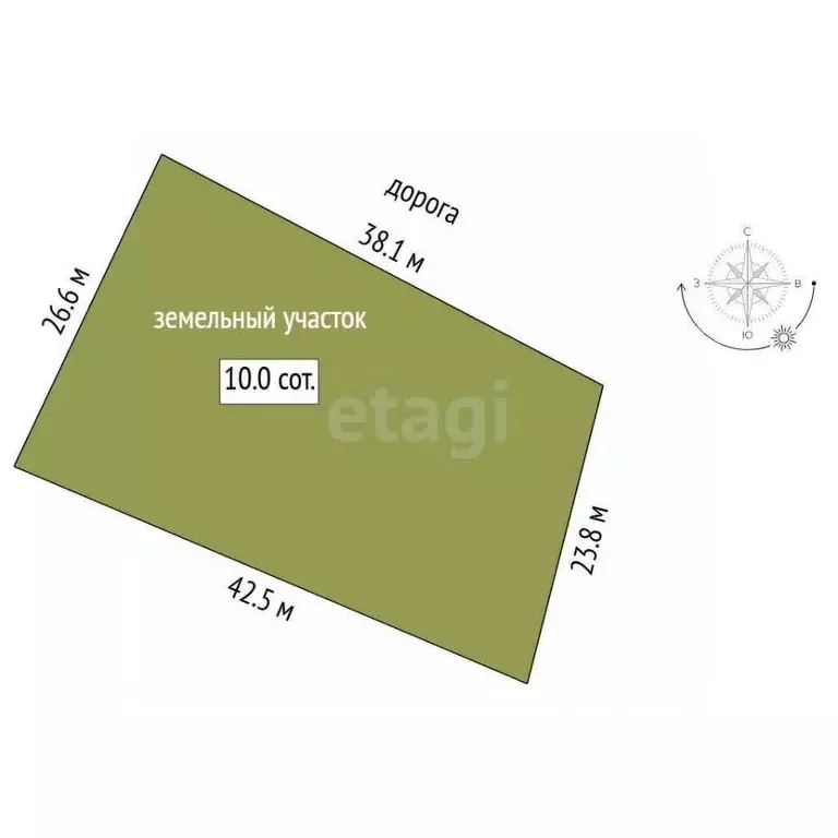 Участок в Тюменская область, Нижнетавдинский муниципальный округ, ... - Фото 0