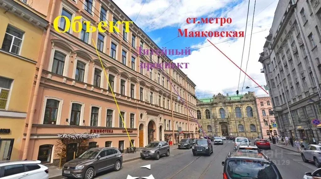 Помещение свободного назначения в Санкт-Петербург ул. Белинского, 8 ... - Фото 2
