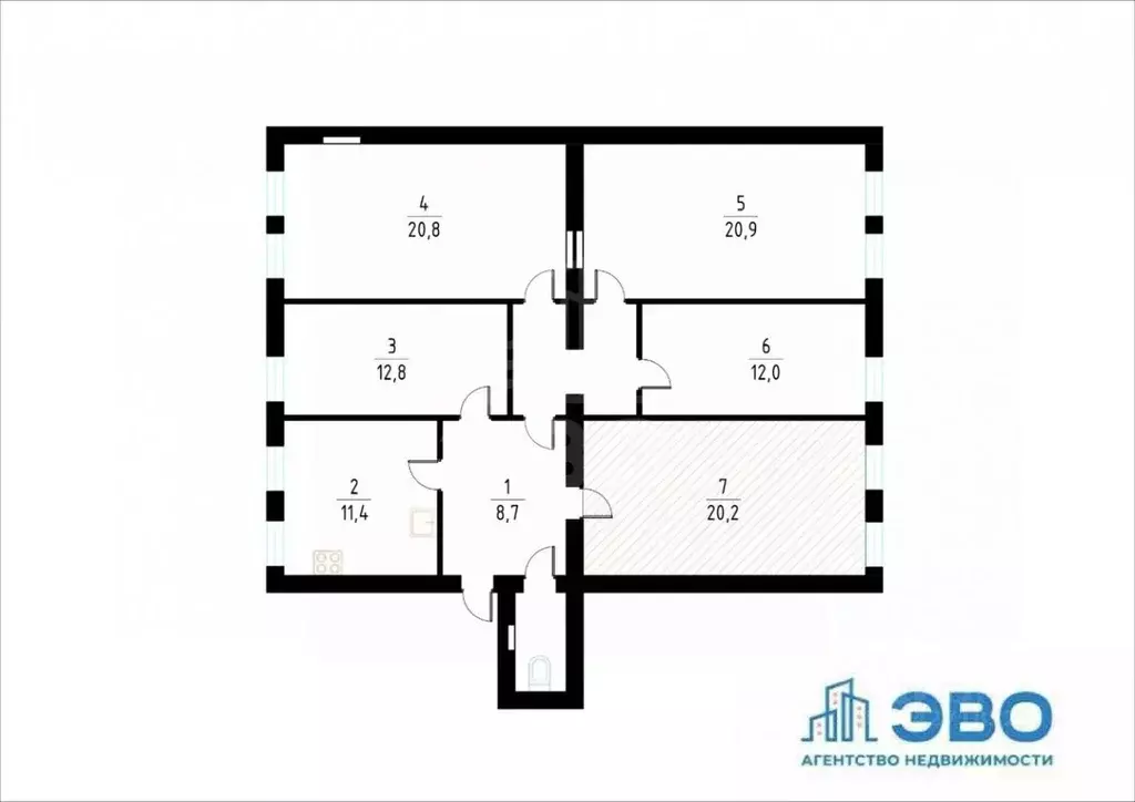 Комната Санкт-Петербург наб. Реки Мойки, 84 (20.2 м) - Фото 1