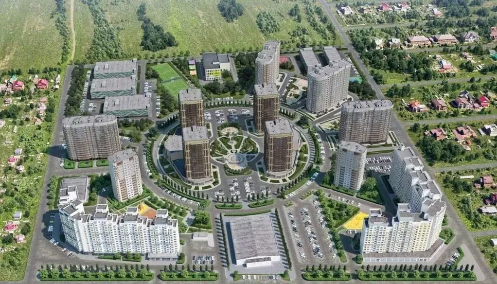 1-к кв. Краснодарский край, Краснодар Зеленодар жилой комплекс, ул. ... - Фото 2