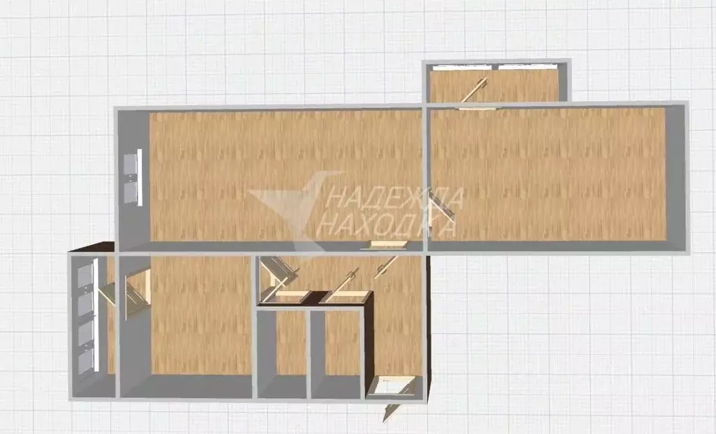 2-к кв. Приморский край, Находка пос. Врангель, Первостроителей кв-л, ... - Фото 1