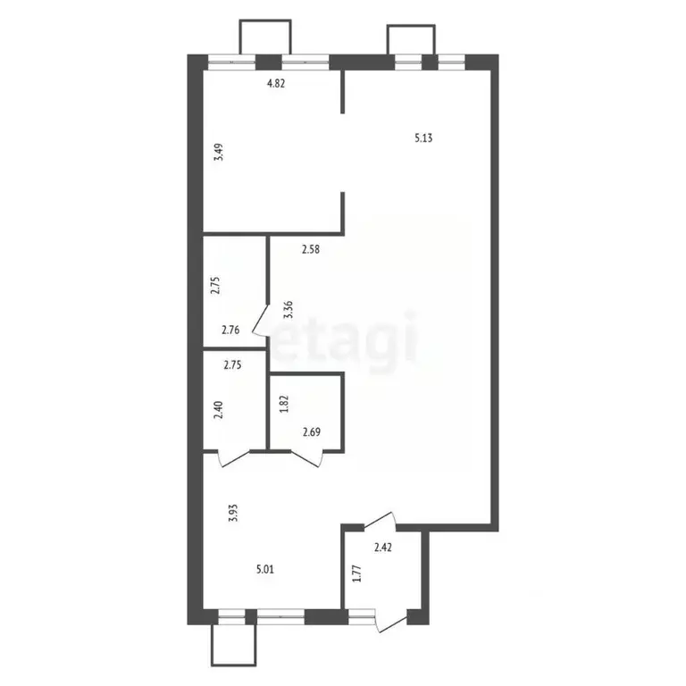 Офис в Красноярский край, Красноярск Норильская ул., 34 (127 м) - Фото 2
