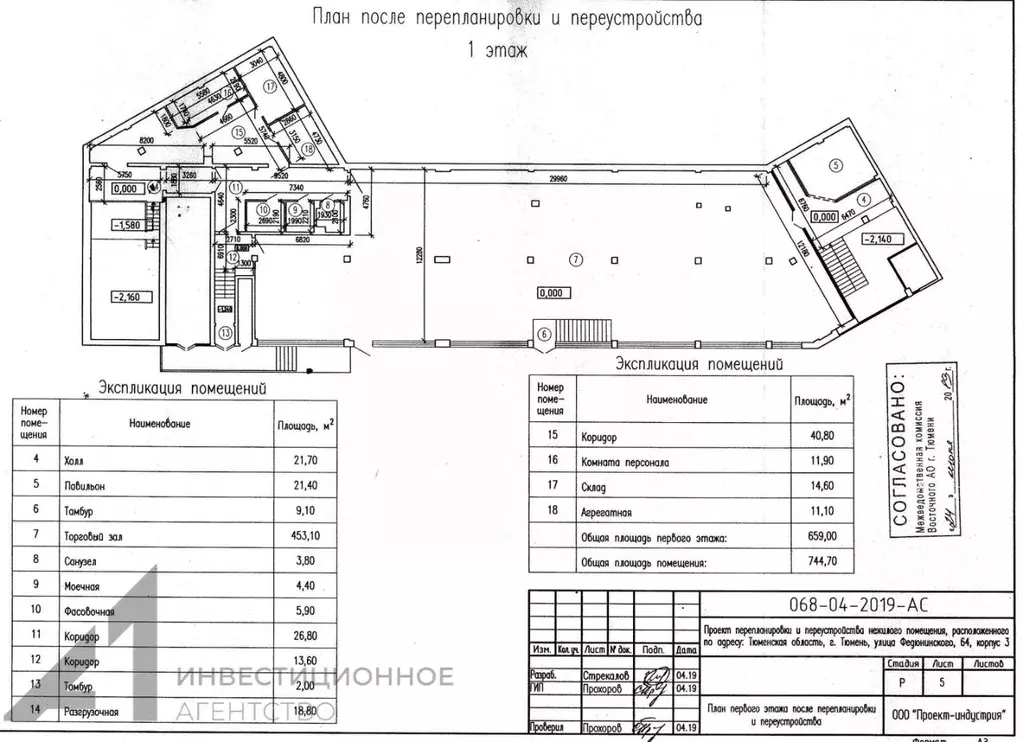 Торговая площадь в Тюменская область, Тюмень ул. Федюнинского, 64 (747 ... - Фото 2