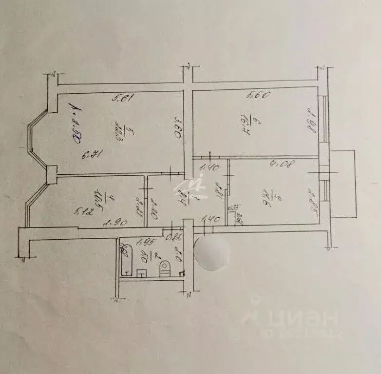 3-к кв. Севастополь ул. Астана Кесаева, 16 (74.5 м) - Фото 2
