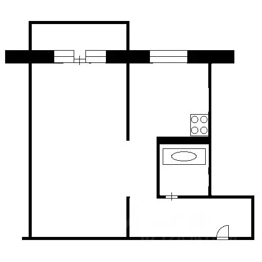 1-к кв. Новосибирская область, Новосибирск ул. Есенина, 31 (31.0 м) - Фото 2