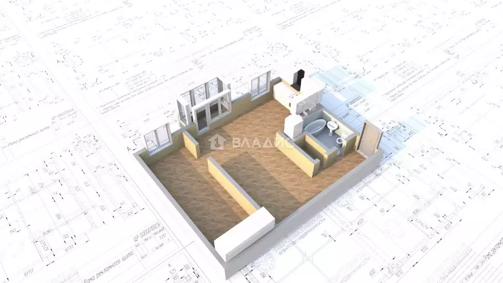 2-к кв. Иркутская область, Ангарск 8-й мкр, 6 (46.0 м) - Фото 2