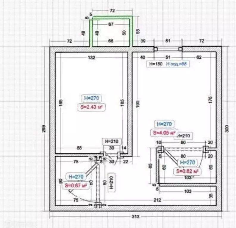 2-к кв. Тульская область, Тула городской округ, с. Осиновая Гора ... - Фото 2