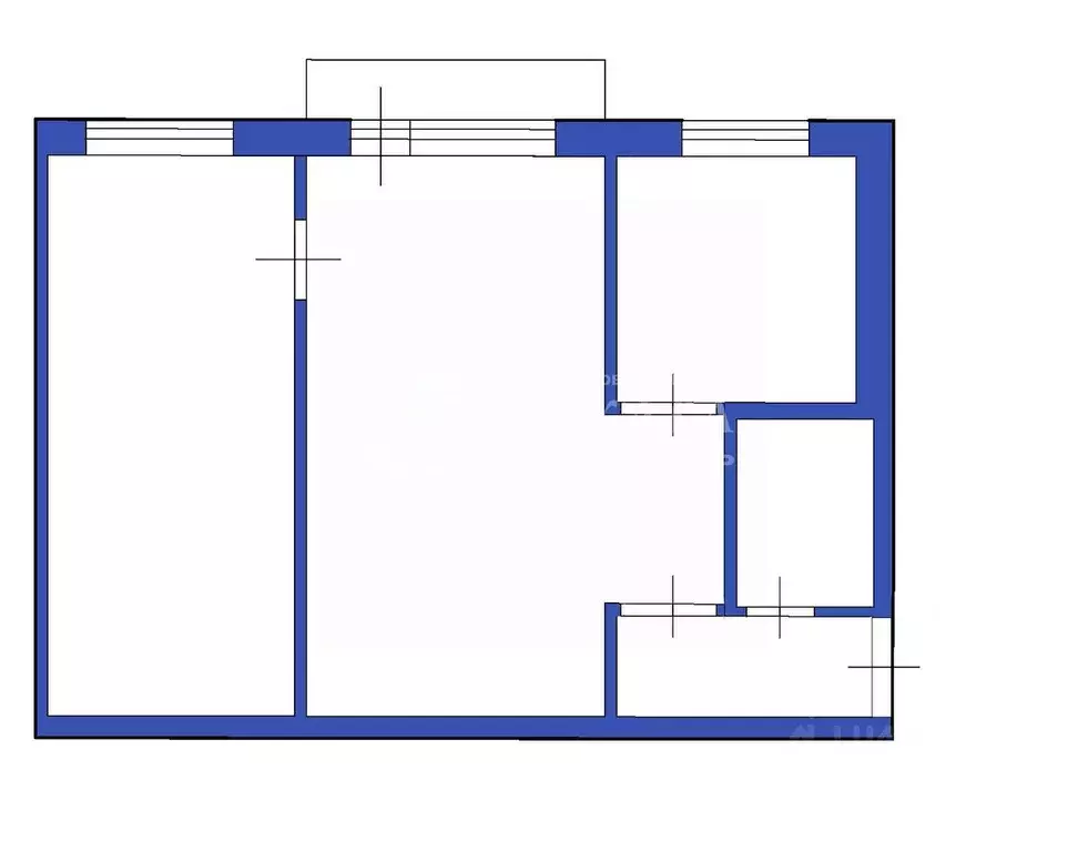 2-к кв. Кемеровская область, Кемерово ул. 9 Января, 2б (45.0 м) - Фото 2