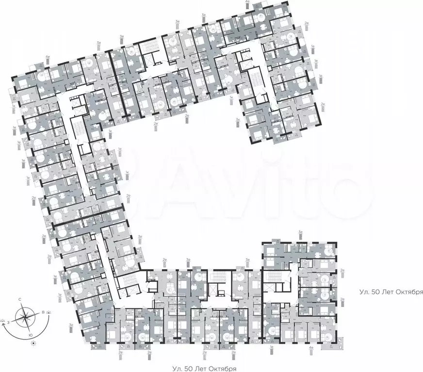 Квартира-студия, 26,2 м, 2/8 эт. - Фото 1