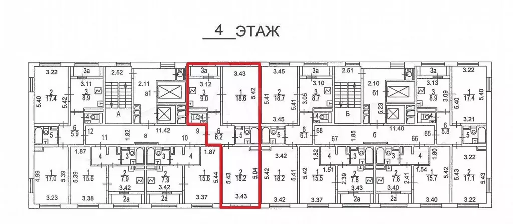 Аукцион: 2-к. квартира, 56,8 м, 4/15 эт. - Фото 0