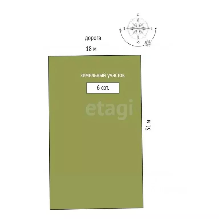 Участок в Крым, Бахчисарай ул. Василия Черного (6.0 сот.) - Фото 2