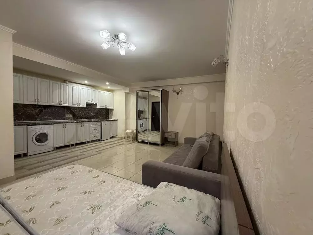 Квартира-студия, 33,8 м, 1/6 эт. - Фото 1