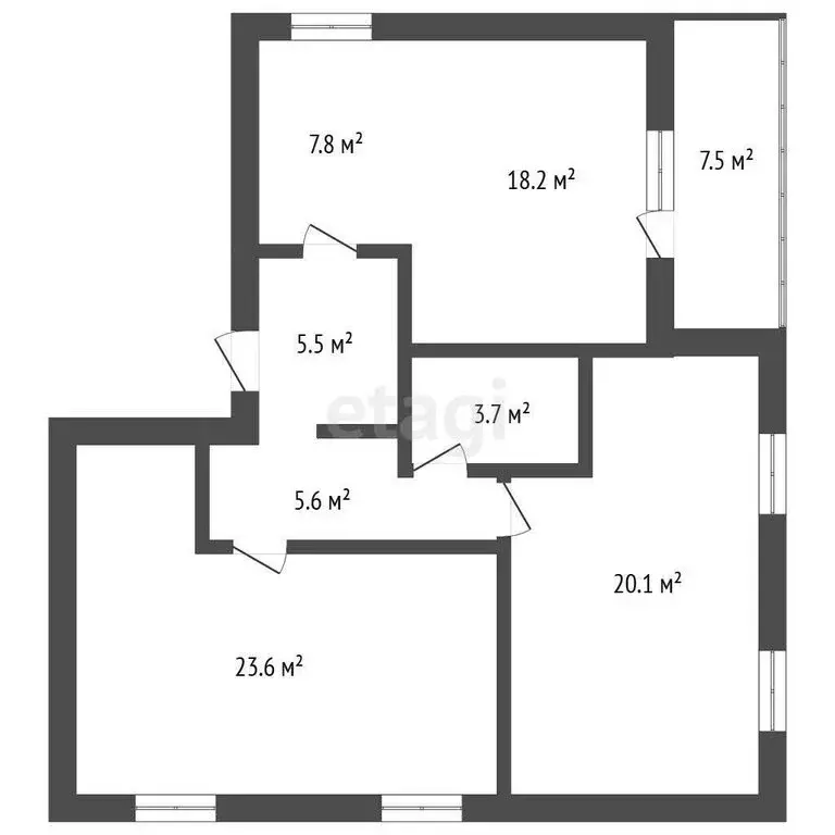 3-комнатная квартира: Ишим, Путиловская улица, 6 (84.1 м) - Фото 0