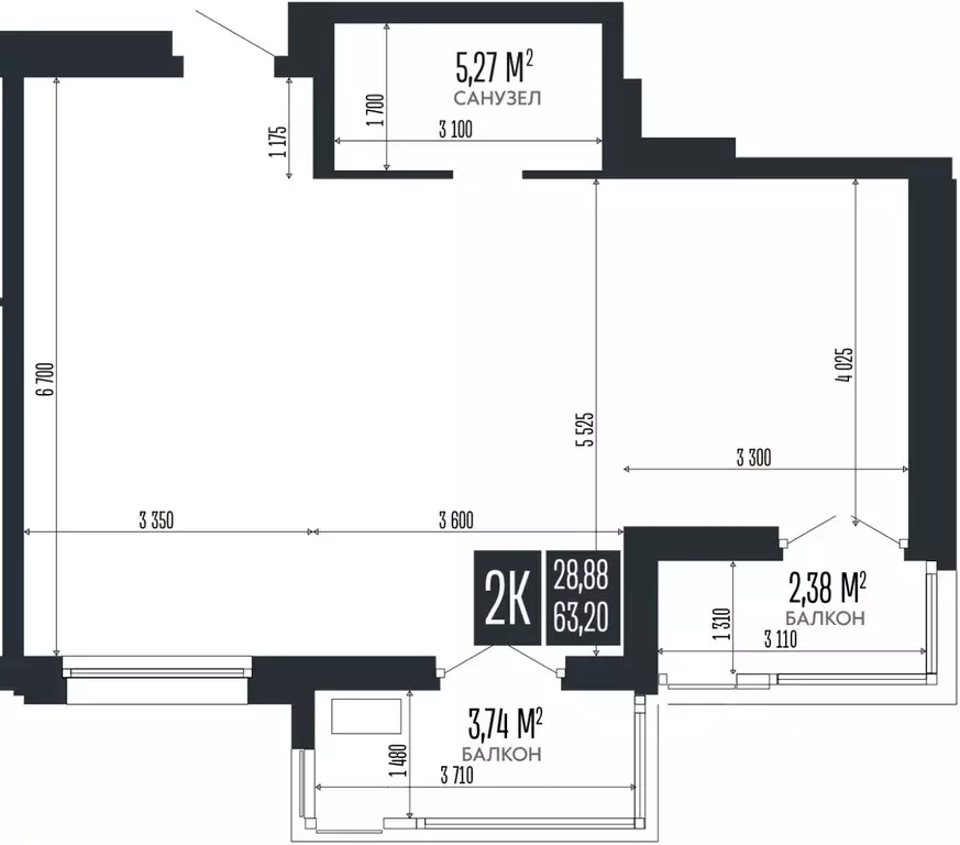 2-к кв. Алтайский край, Барнаул Опера Резиденс жилой комплекс, БС3 ... - Фото 0