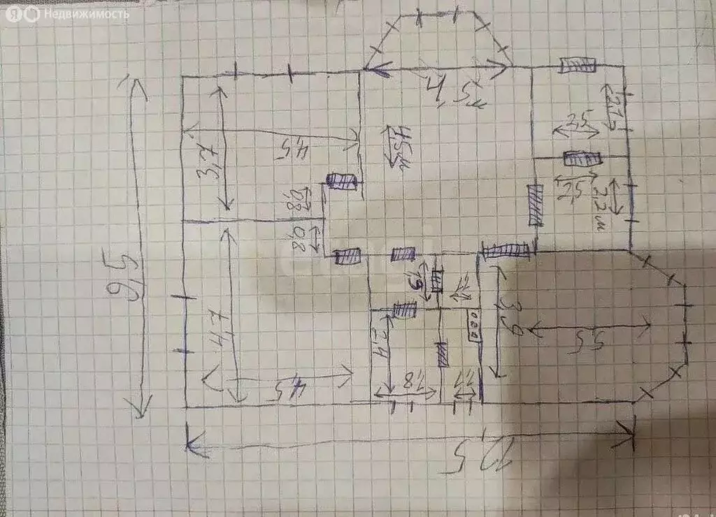 Дом в Задонск, Зелёная улица (180 м) - Фото 1