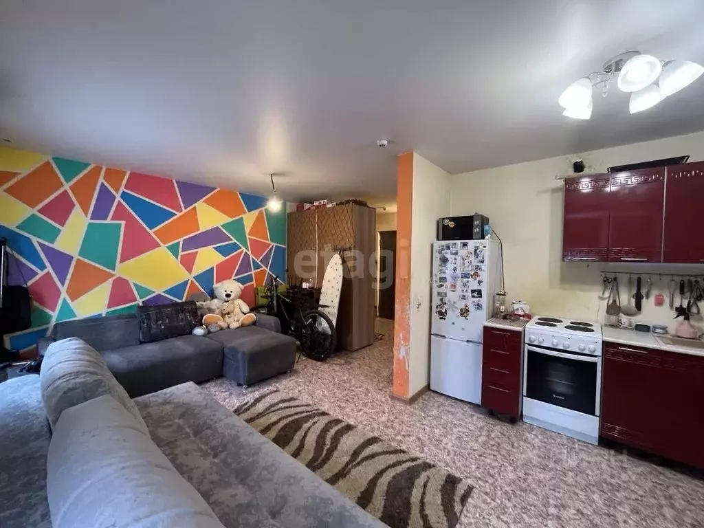 Студия Кемеровская область, Кемерово ул. Дегтярева, 1 (33.0 м) - Фото 2