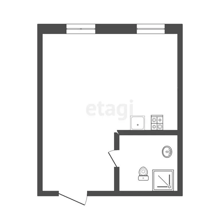 Квартира-студия: Лазаревское, улица Калараша, 64/13к7 (23.2 м) - Фото 0