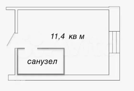 Квартира-студия, 11,4 м, 1/8 эт. - Фото 0