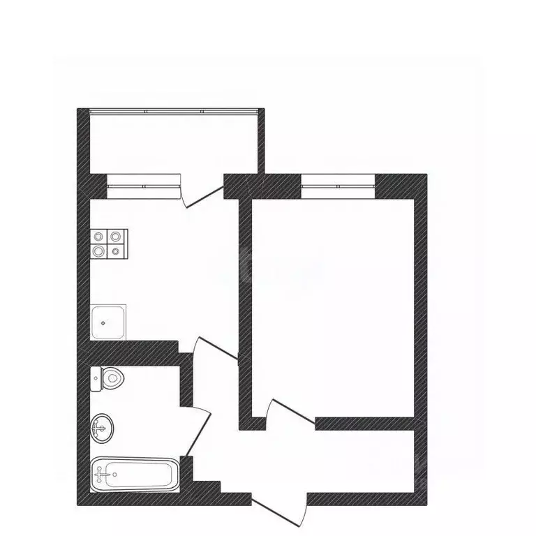 1-к кв. Нижегородская область, Нижний Новгород Вязниковская ул., 41 ... - Фото 2