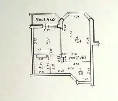 1-к кв. Хабаровский край, Хабаровск Советская ул., 10К1 (42.4 м) - Фото 2