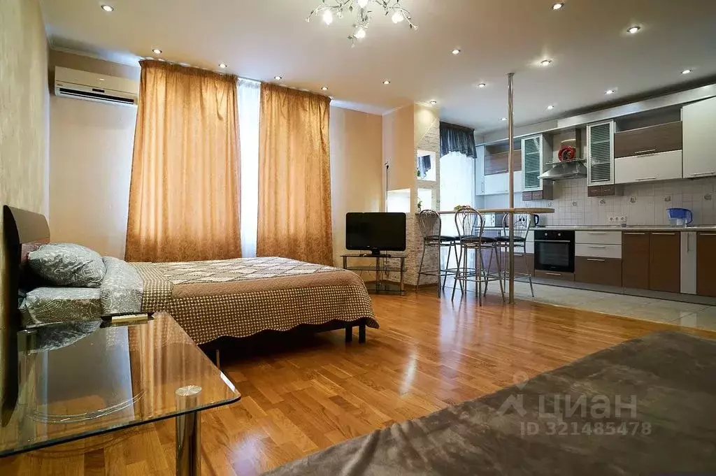 Студия Омская область, Омск ул. 70 лет Октября, 10/3 (45.0 м) - Фото 1