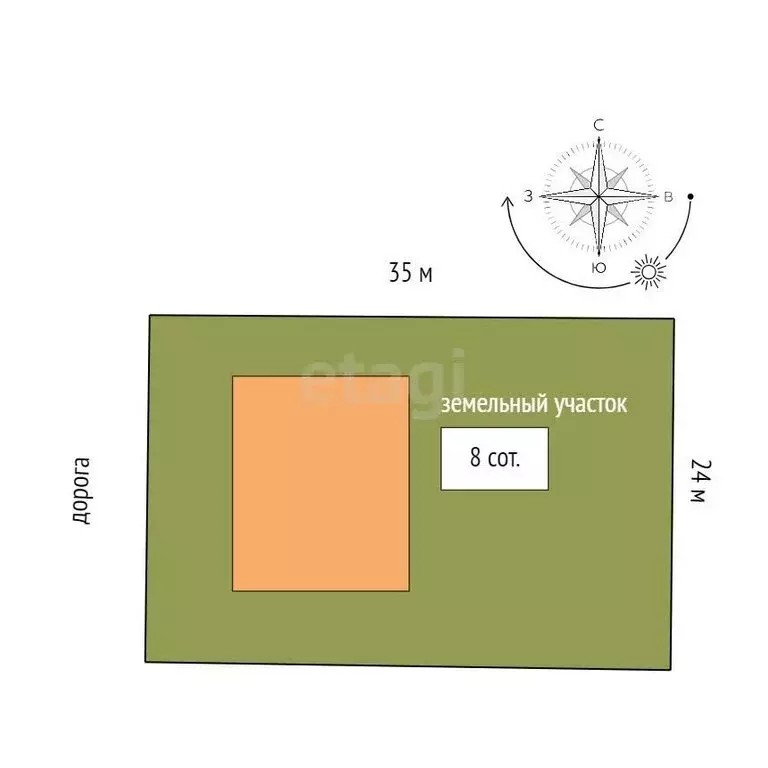 Дом в село Мариинский, Сельская улица (147.8 м) - Фото 0