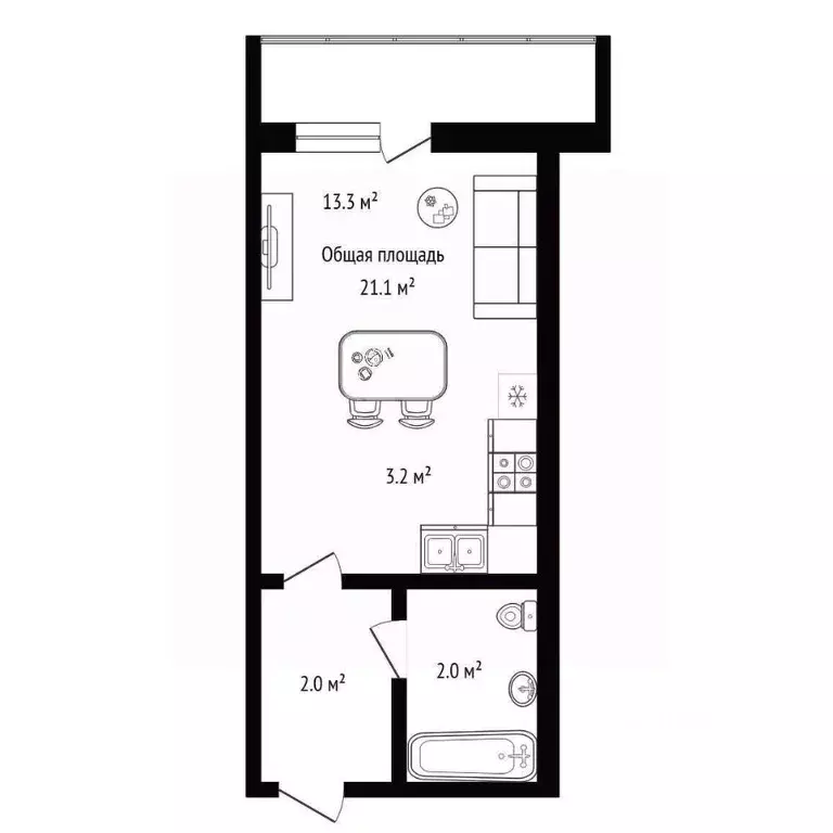 Студия Новосибирская область, Новосибирск ул. Бориса Богаткова, 260/1 ... - Фото 1