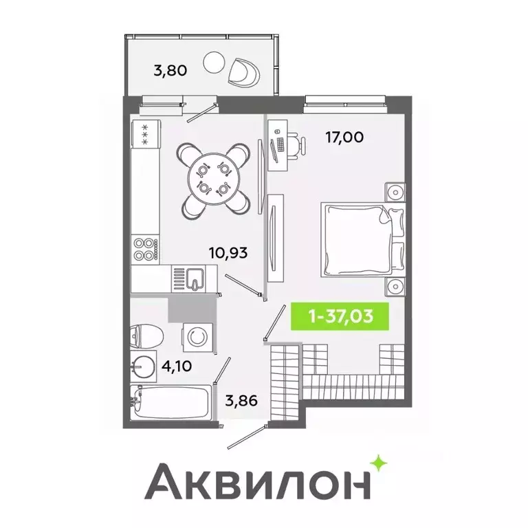 1-к кв. Ленинградская область, Всеволожский район, Заневское городское ... - Фото 0