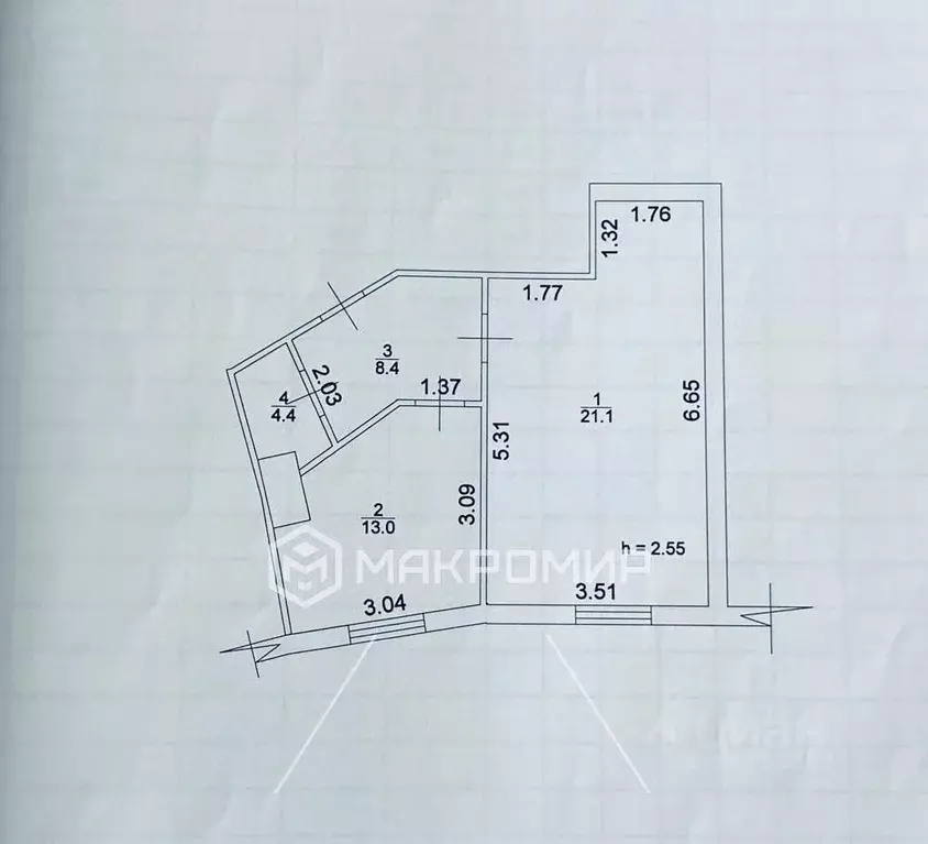 1-к кв. Татарстан, Пестречинский район, Богородское с/пос, д. Куюки, ... - Фото 2