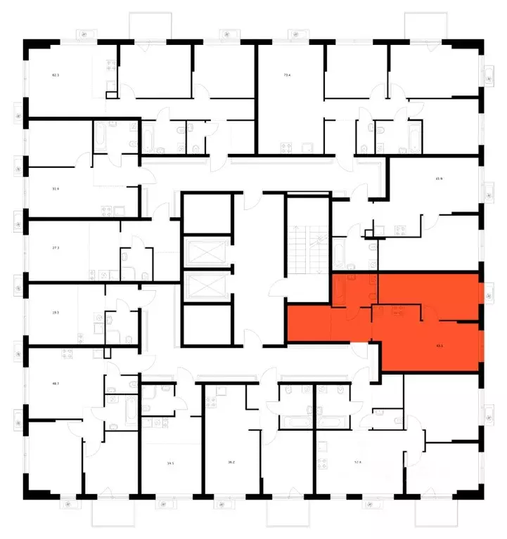 1-к кв. Приморский край, Владивосток Босфорский Парк жилой комплекс, ... - Фото 2