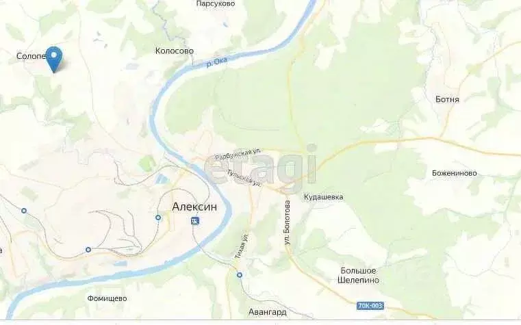 Участок в Тульская область, Алексин городской округ, с. Солопенки  ... - Фото 2