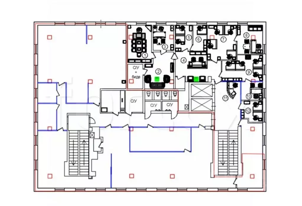 Офис в Москва 2-й Южнопортовый проезд, 16С1 (570 м) - Фото 1