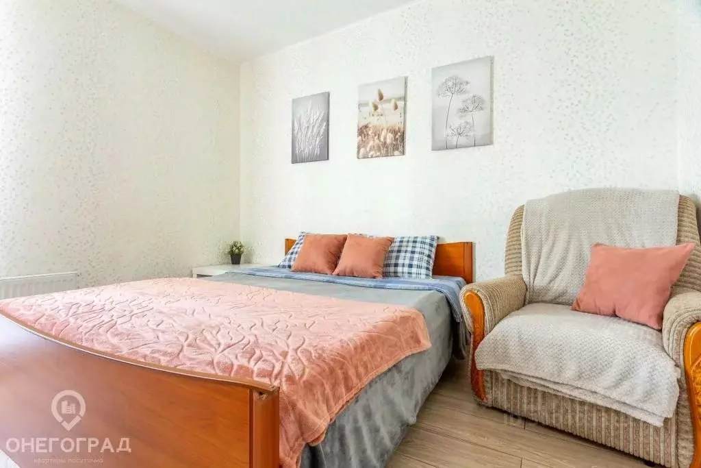 1-к кв. Карелия, Петрозаводск ул. Софьи Ковалевской, 12Б (52.0 м) - Фото 0