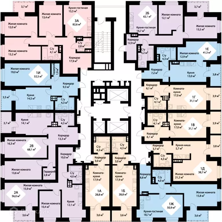 Продаётся 1-к квартира, 50.8 м - Фото 1