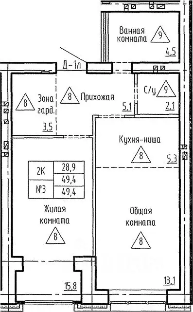 2-к кв. Новосибирская область, Новосибирский район, Мичуринский ... - Фото 0