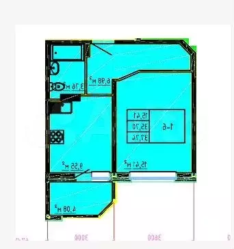 1-к. квартира, 35 м, 3/10 эт. - Фото 0