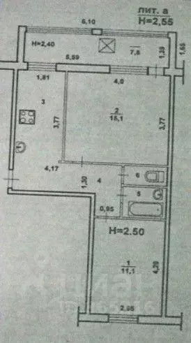 2-к кв. Волгоградская область, Волжский ул. Пушкина, 142 (44.0 м) - Фото 2