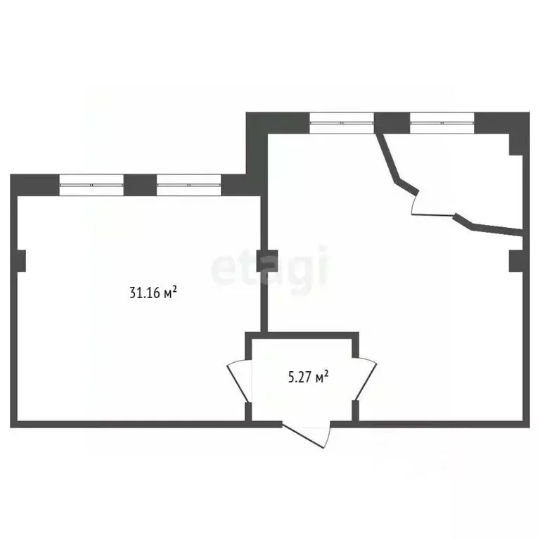 Офис в Тюменская область, Тюмень ул. Ленина, 2А (73 м) - Фото 2