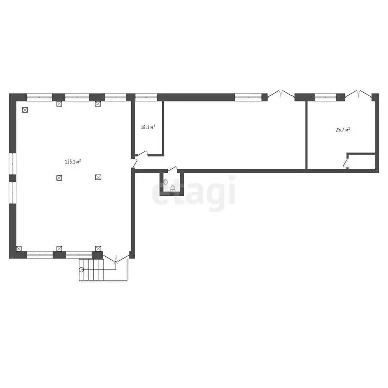 Офис (200 м) - Фото 1