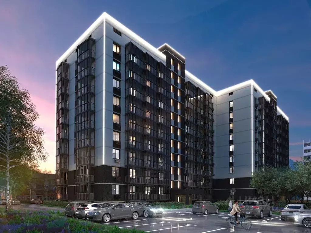 Студия Омская область, Омск ЖК Зеленый сад,  (27.12 м) - Фото 2