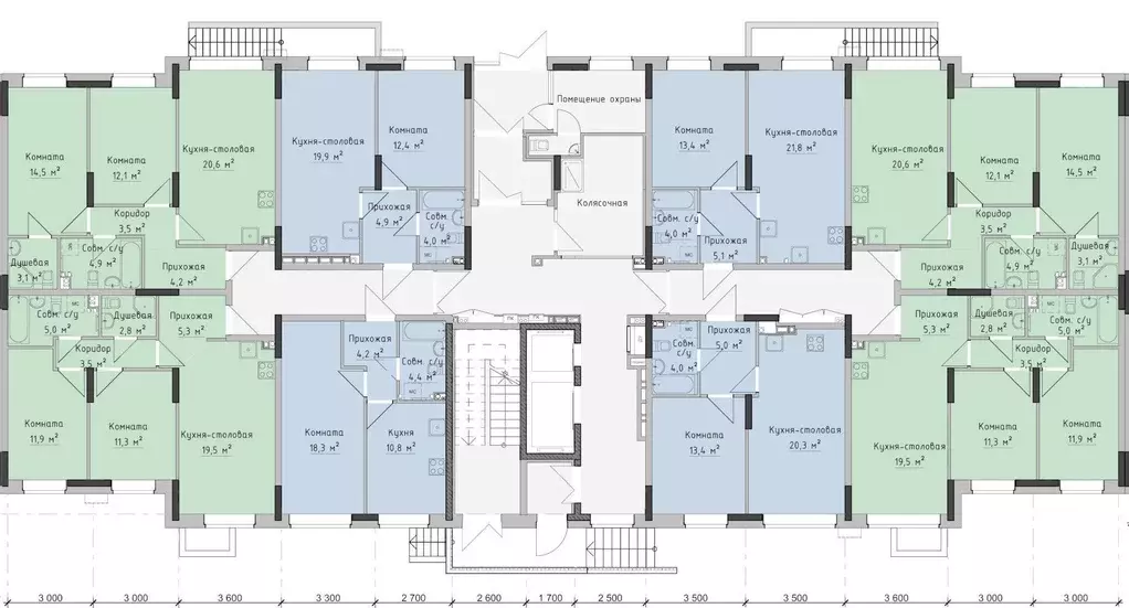 2-к кв. Удмуртия, Ижевск ул. Холмогорова, 89 (62.6 м) - Фото 2